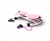 Фитнес платформа DFC "Twister Bow" с эспандерами розовый - магазин СпортДоставка. Спортивные товары интернет магазин в Твери 
