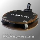 Виброплатформа Clear Fit CF-PLATE Compact 201 WENGE - магазин СпортДоставка. Спортивные товары интернет магазин в Твери 