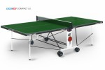 Теннисный стол для помещения Compact LX green усовершенствованная модель стола 6042-3 - магазин СпортДоставка. Спортивные товары интернет магазин в Твери 