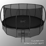 Каркасный батут Clear Fit SpaceHop 16Ft - магазин СпортДоставка. Спортивные товары интернет магазин в Твери 