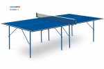 Теннисный стол для помещения swat Hobby 2 blue любительский стол для использования в помещениях 6010 - магазин СпортДоставка. Спортивные товары интернет магазин в Твери 