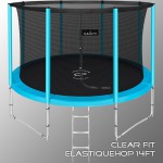 Каркасный батут Clear Fit ElastiqueHop 14Ft - магазин СпортДоставка. Спортивные товары интернет магазин в Твери 