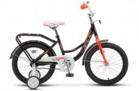 Детский велосипед Stels Flyte 18" Z011 Чёрный красный 2022 - магазин СпортДоставка. Спортивные товары интернет магазин в Твери 