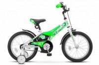 Детский велосипед Stels Jet 16" Z010 зеленый белый  2022 - магазин СпортДоставка. Спортивные товары интернет магазин в Твери 