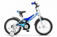 Детский велосипед Stels Jet 16" Z010 синий белый 2022 - магазин СпортДоставка. Спортивные товары интернет магазин в Твери 