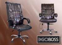 Офисное массажное кресло EGO BOSS EG1001 Шоколад в комплектации LUX - магазин СпортДоставка. Спортивные товары интернет магазин в Твери 