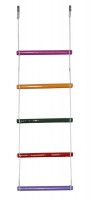 Детская веревочная лестница для ДСК 5 перекладин цвет радуга ЛВ5-3А - магазин СпортДоставка. Спортивные товары интернет магазин в Твери 