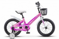 Детский велосипед Stels Pilot-150 16" V010 розовый 2022 - магазин СпортДоставка. Спортивные товары интернет магазин в Твери 