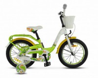 Детский велосипед Stels Pilot-190 16" V030 Зелёный жёлтый белый 2022 - магазин СпортДоставка. Спортивные товары интернет магазин в Твери 